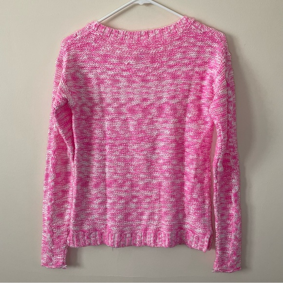 Aeropostale Women’s Cotton Candy Pink Knit Pullover Sweater - Picture 2 of 7